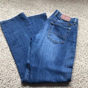 Lucky Brand denim jeans.